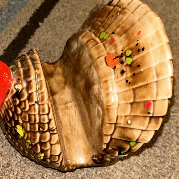 Vintage Ceramic Turkey 🦃 Napkin Holder - Picture 4 of 8